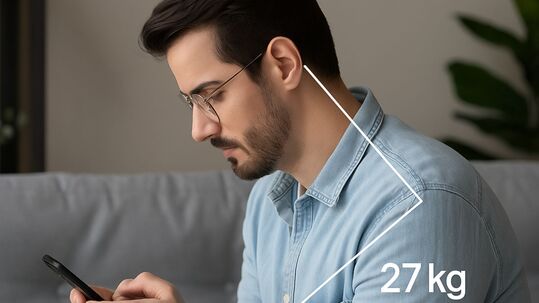 MOBIL V RUCE, BOLEST ZA KRKEM. VÁŽNĚ AŽ 27 KG?